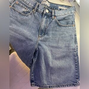 Garage Denim Blue Jean Shorts